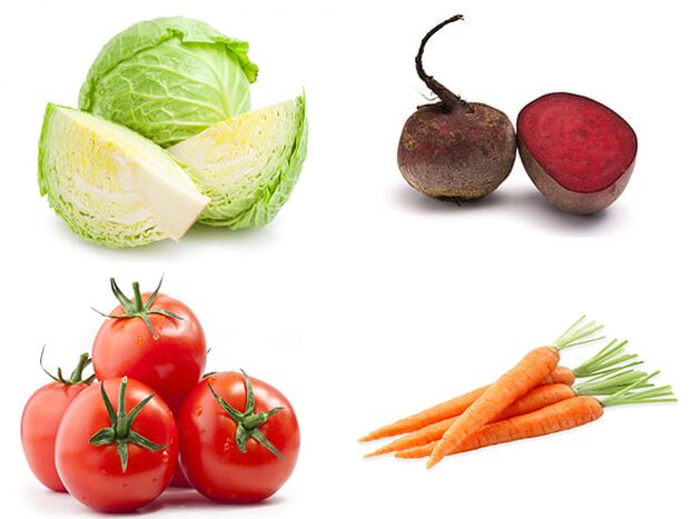 キャベツ、ビート、トマト、ニンジンは、男性の効力を高めるための手頃な野菜です